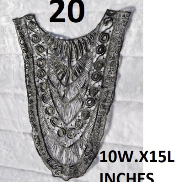 Vintage Trims Lot of 10pcs X$10 Sewing Crafting Applique tops, dresses, 50styles - Picture 13 of 13